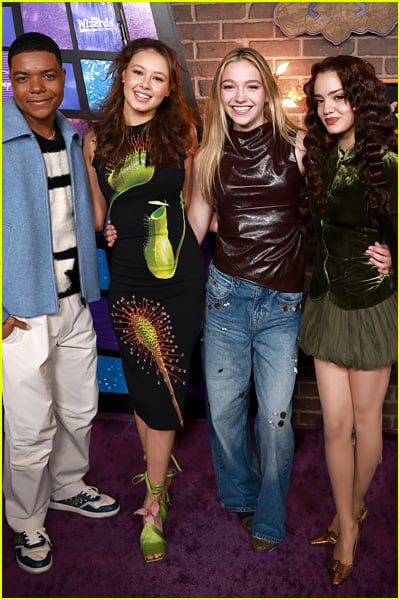 Goosebumps cast at the Wizards Beyond Waverly Place premiere