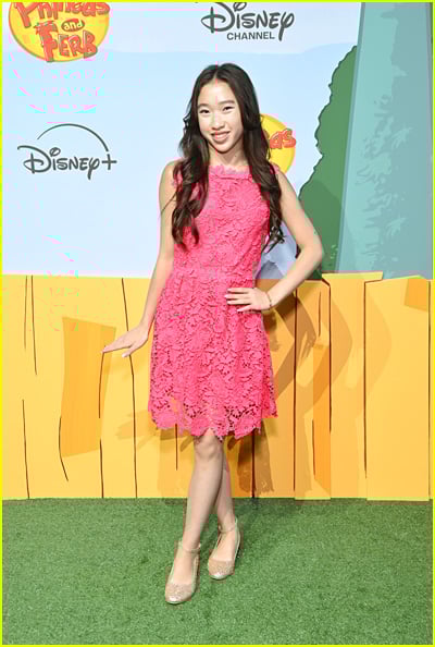 celebs at the Phineas and Ferb premiere