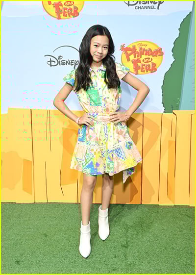 celebs at the Phineas and Ferb premiere