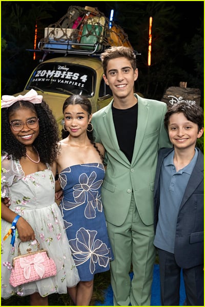 stars at the zombies 4 premiere